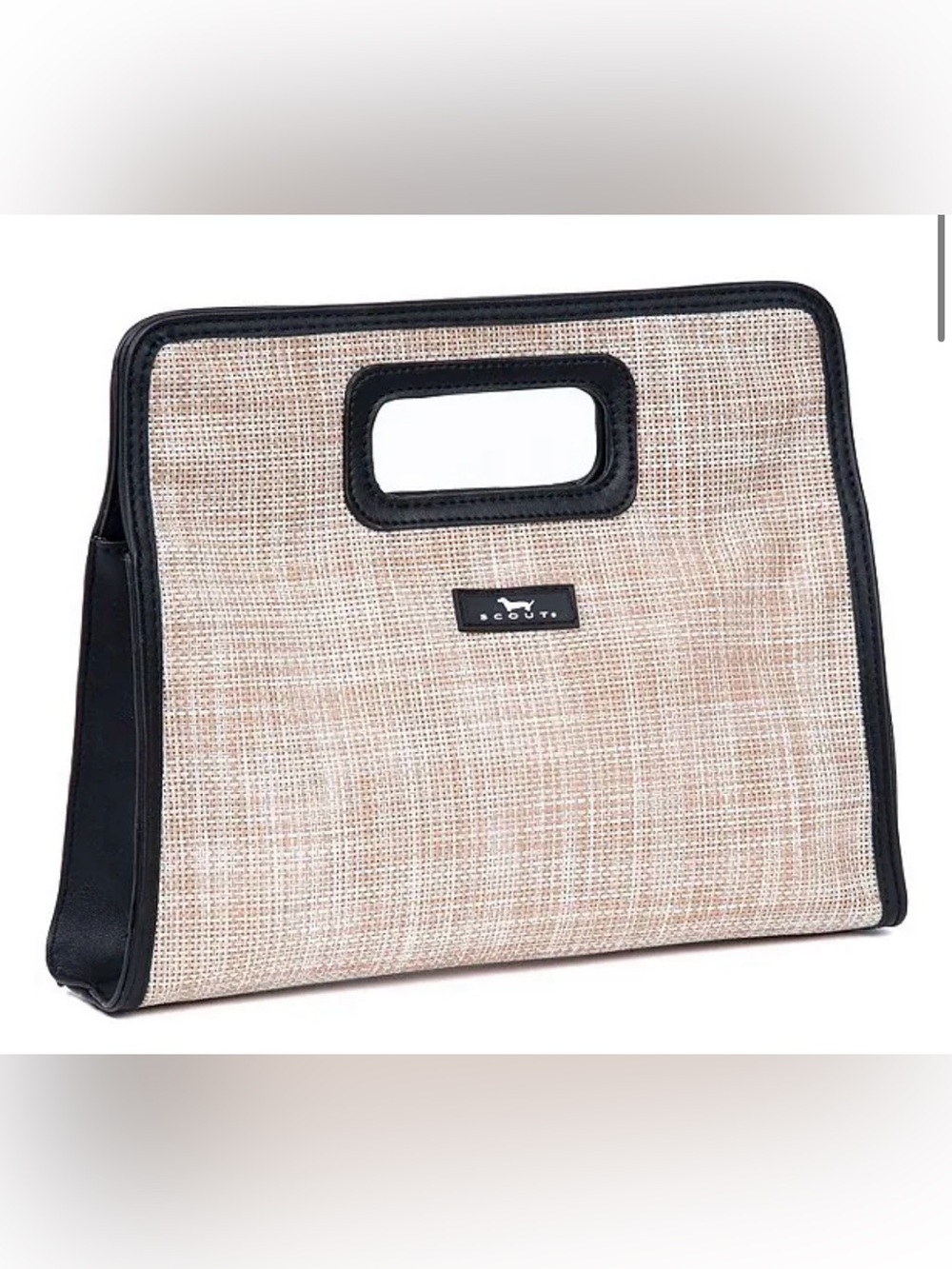 NWT Scout Sunset Clutch — Sand Woven